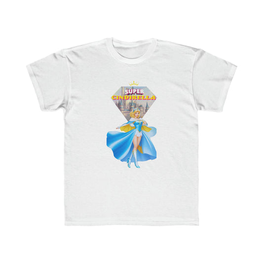 Camiseta de corte regular para niños - Princesas Heroína Cindirella