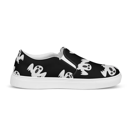 Men’s slip-on canvas shoes - Halloween - Ghosts