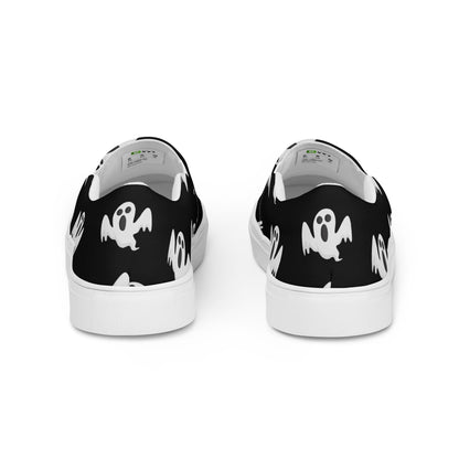 Women’s slip-on canvas shoes - Halloween - Ghosts