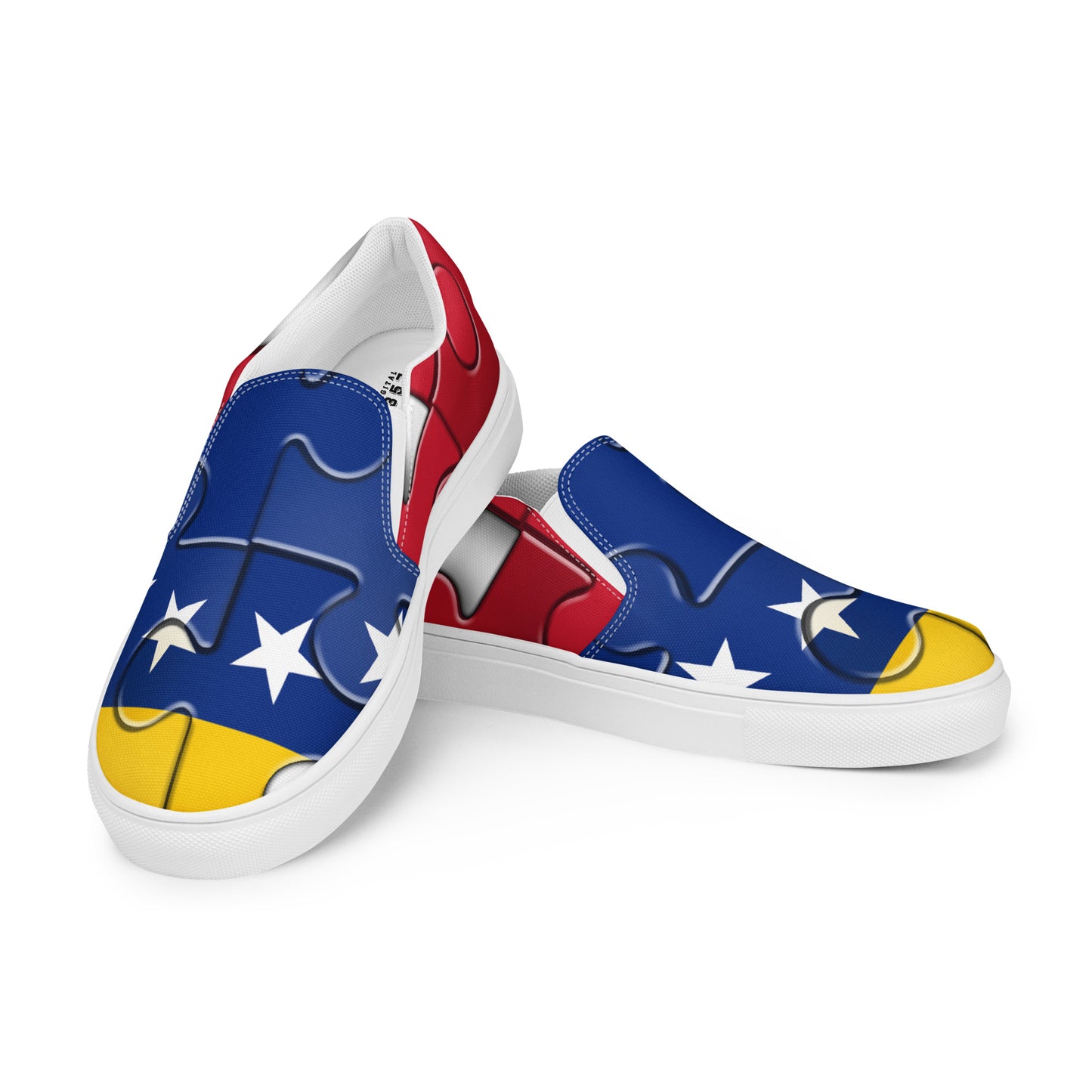 Women’s slip-on canvas shoes - Venezuela's flag